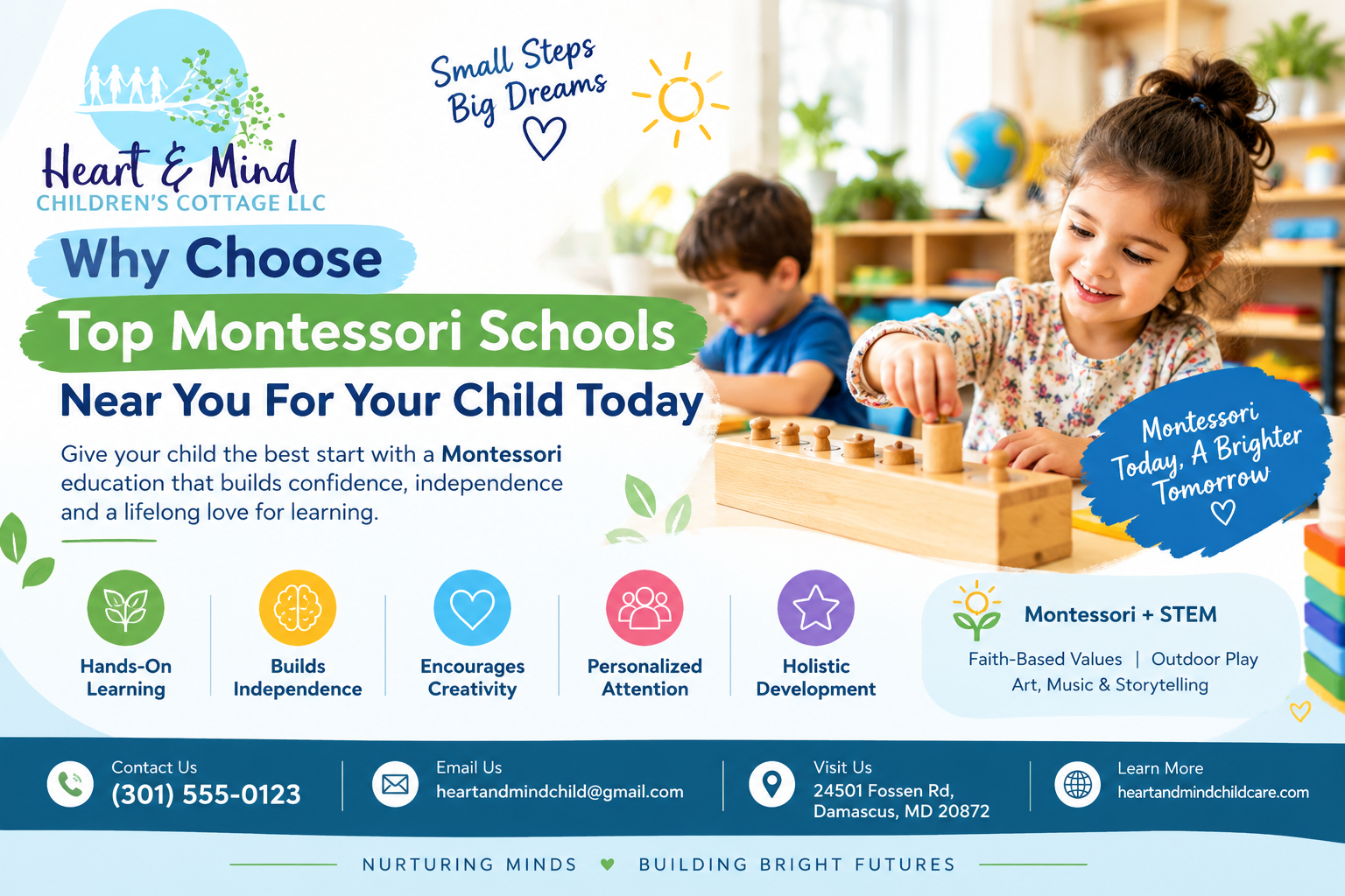 Why Choose Top Montessori Schools Near Me For Your Child Today